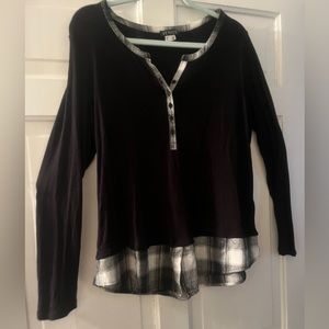 Women’s Venus Two Fer Top/ size 1x